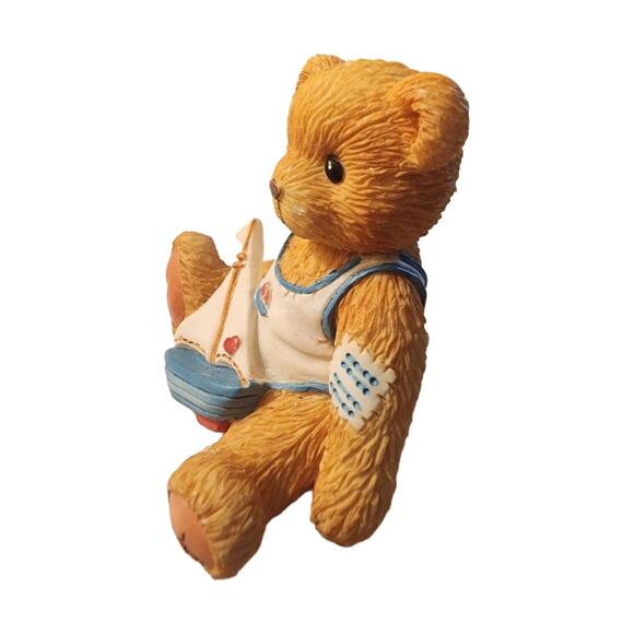 Enesco Cherished Teddies Arthur August Figurine Smooth Sailing - Picture 3 of 7